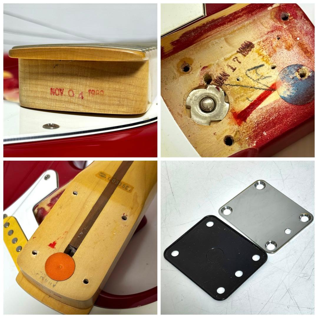 【希少Gシリアル】Fender Japan ST57 ストラト フジゲン期 赤