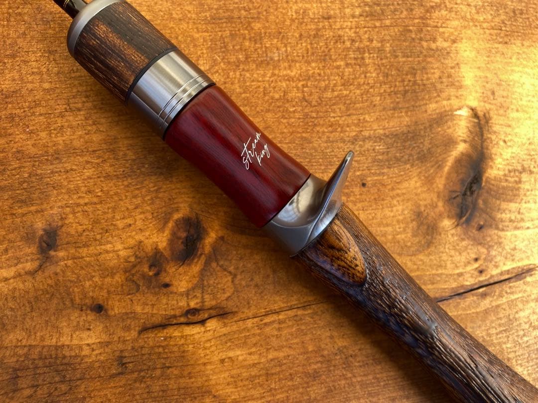 トラウトロッド　ベイトロッド　4ft7inch 渓流釣り　岩魚　ウッドグリップ