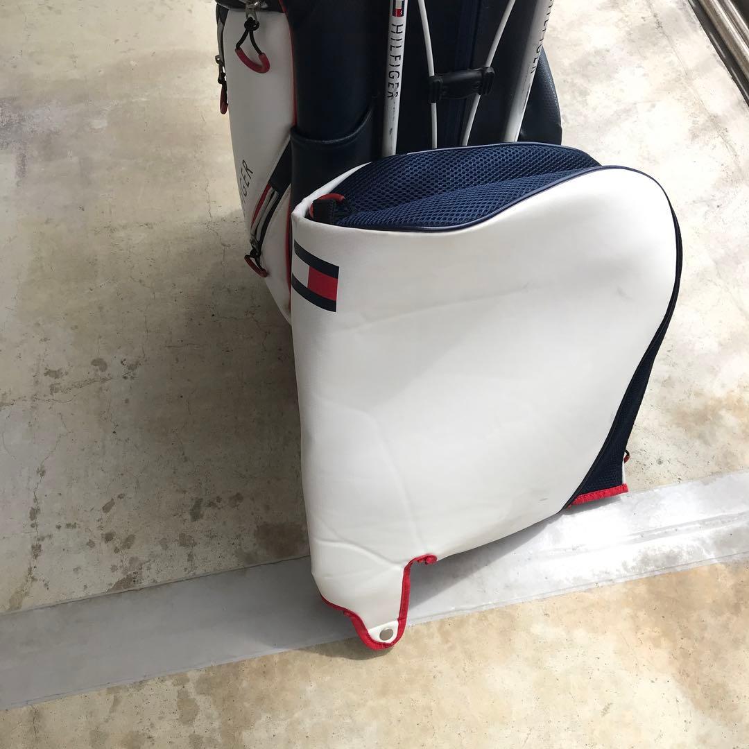   ゴルフ　ゴルフバッグ ネイビー/ホワイト/レッド