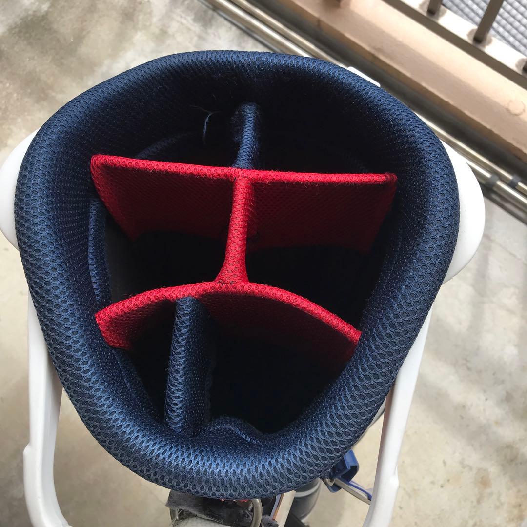   ゴルフ　ゴルフバッグ ネイビー/ホワイト/レッド