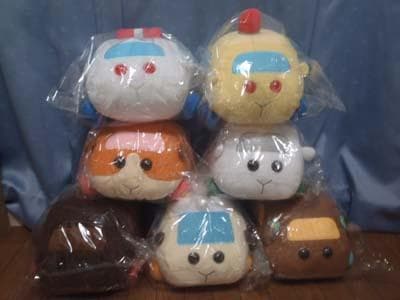 ☆PUIPUIモルカー☆ビッグぬいぐるみ全７種　未開封（送料込み）