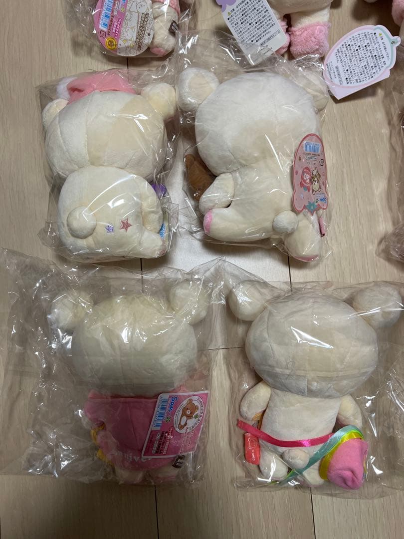 コリラックマ　タグ付きぬいぐるみ　10点セット