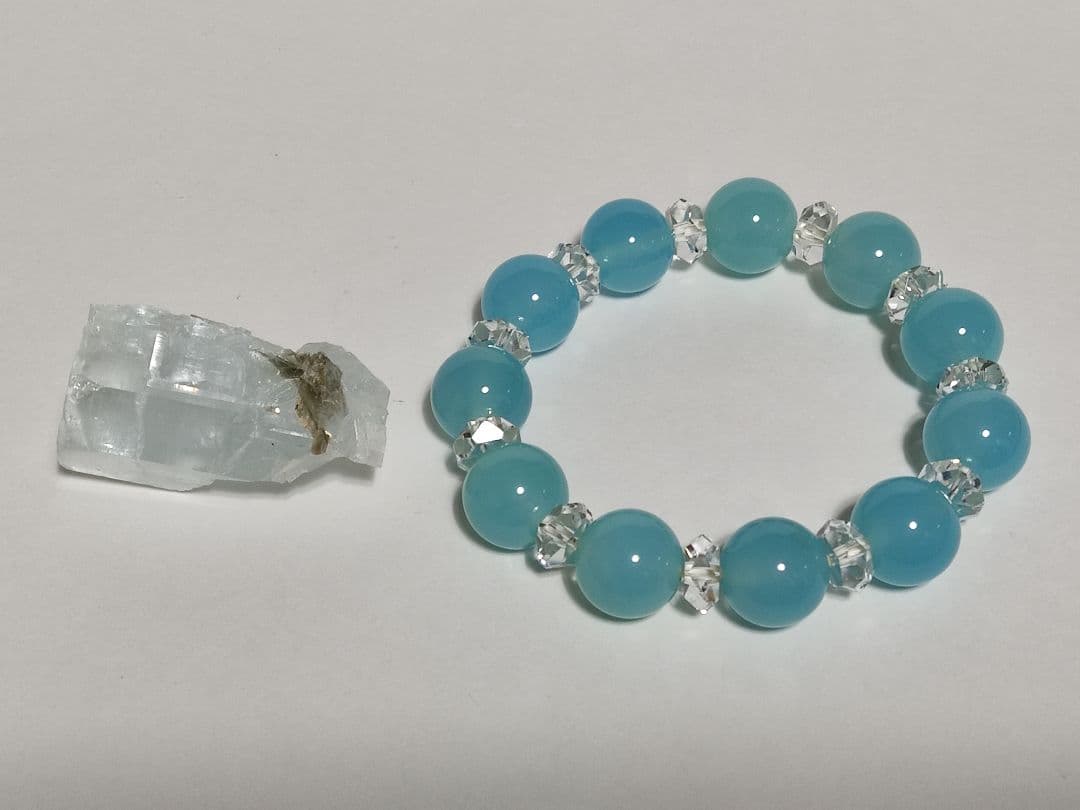 パワーストーン　天然石　アクアマリン　原石　20g　No.310