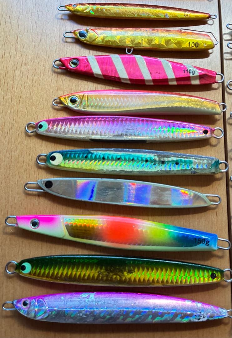 メタルジグ　ジグケース　28本セット　まとめ売り　青物、タチウオ 等