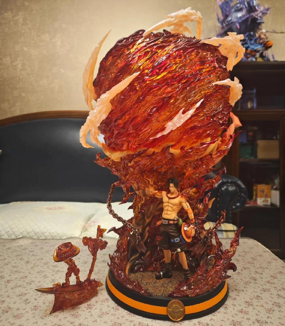 ワンピース 大炎戒炎帝 ポートガス・D・火拳のエース ガレージキット フィギュア