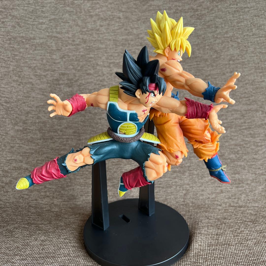 ドラゴンボール 孫悟空 バーダック フィギュア　親子かめはめ波　とよたろう