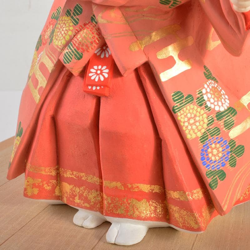 博多人形　日本工芸会正会員　白水英章作　「猩々」　台・立札付　C　R6662B