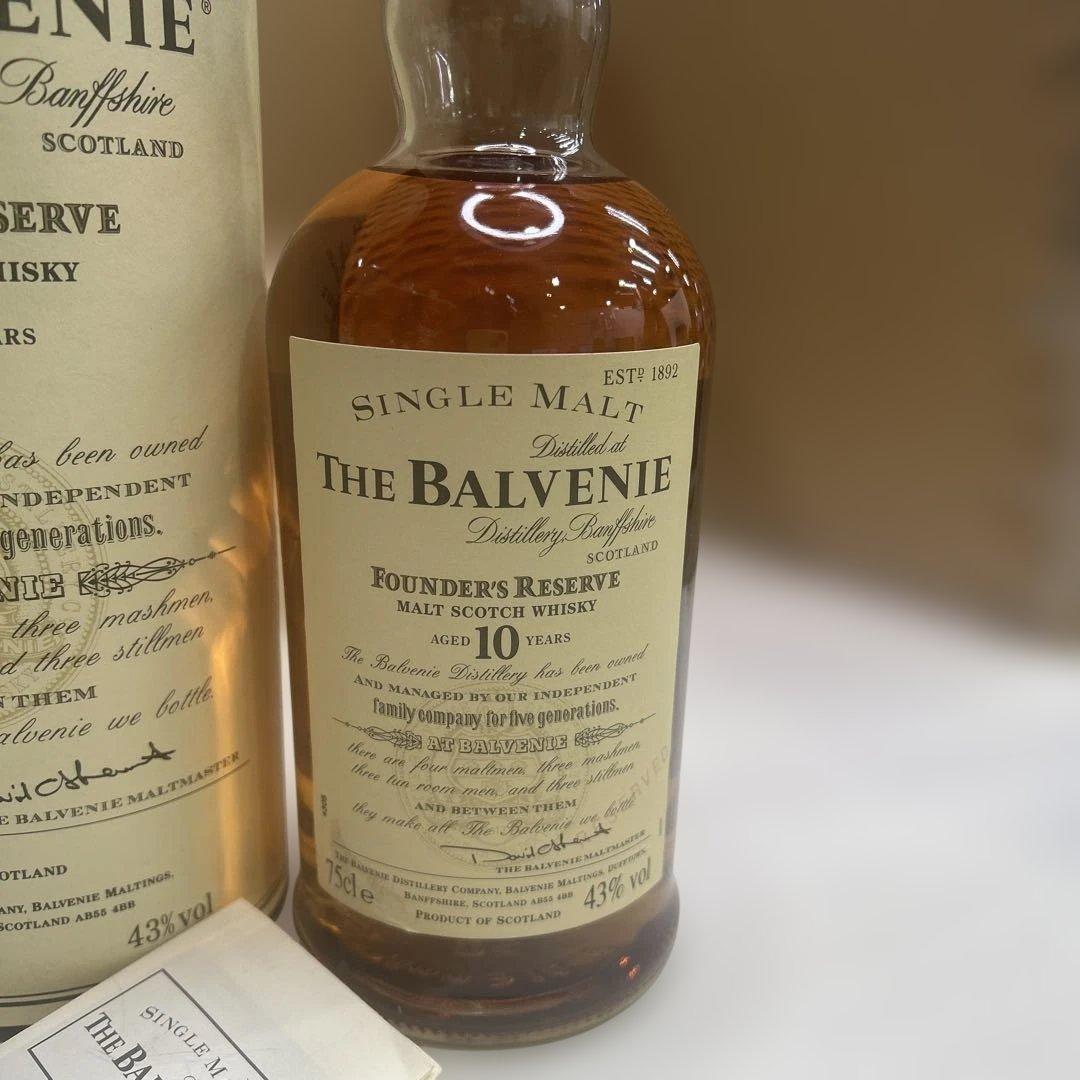 6397【未開栓】バルヴェニー ファウンダーズリザーブ 10年 750mL