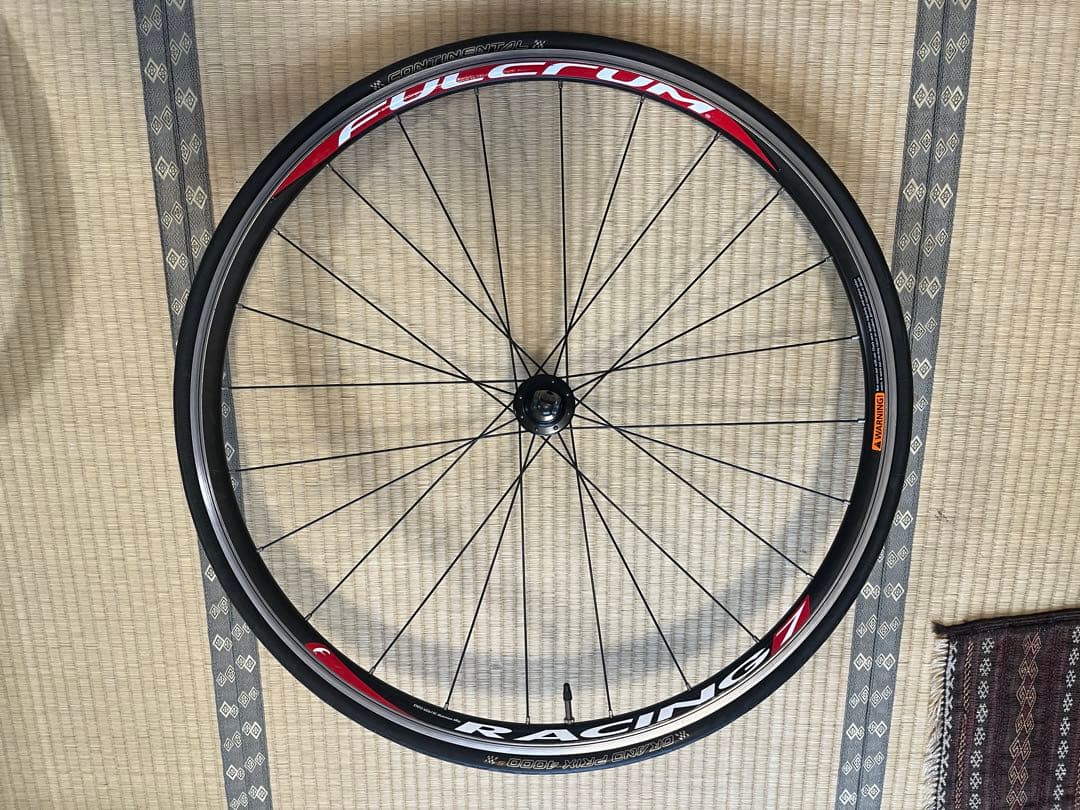 Fulcrum Racing7 完組ホイール前後 カンパ10Sフリー QRあり