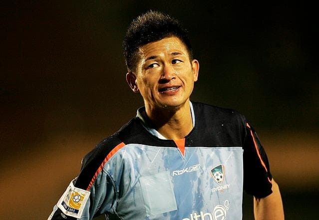 日本代表横浜FC ポルトガル三浦知良シドニーFCパッチ付き