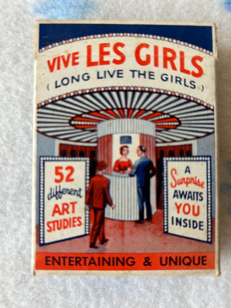80年代未使用品VIVE LES GIRLS トランプ