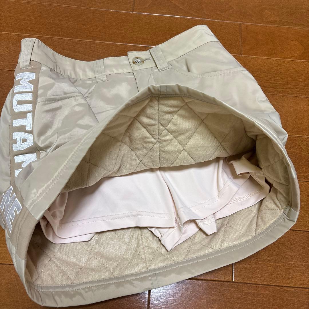 MUTAMARINE ベージュスカート