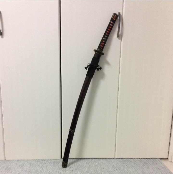 未使用、飾り物、錆なし、模造刀、目立った傷なし、2018年以降購入