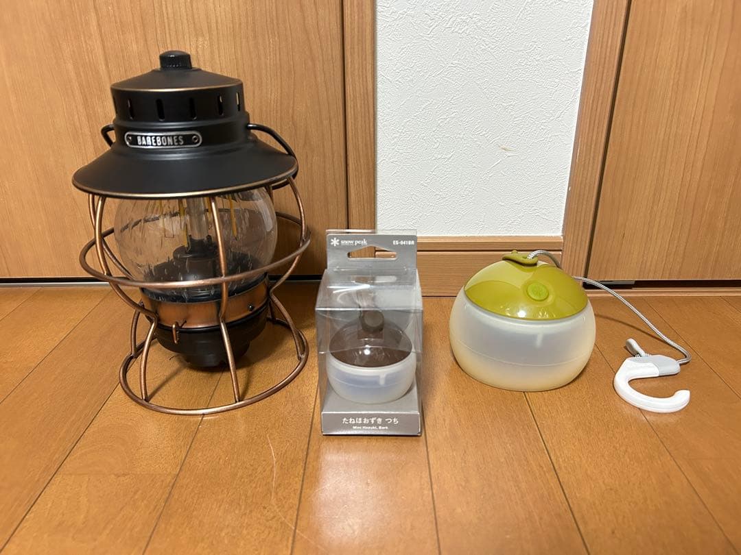 スノーピーク ほおずき＆たねほおずき＋ベアボーンズ レイルロードランタン