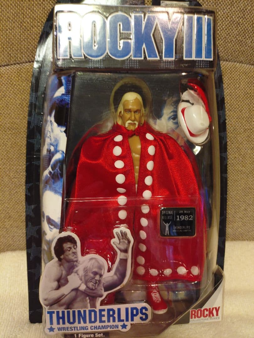 未開封　ロッキーⅢ　サンダーリップス（ハルク・ホーガン）WWE WCW