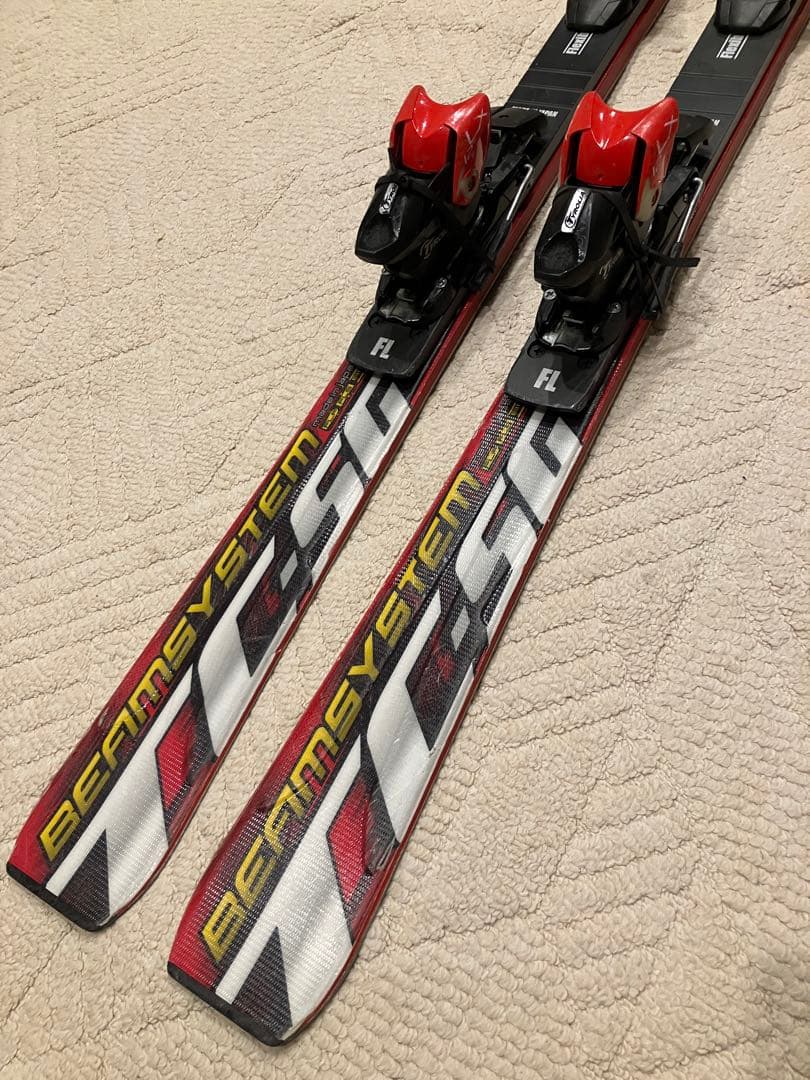 オガサカ　TC-SG 165cm スキー板 プレートRC 600 FL