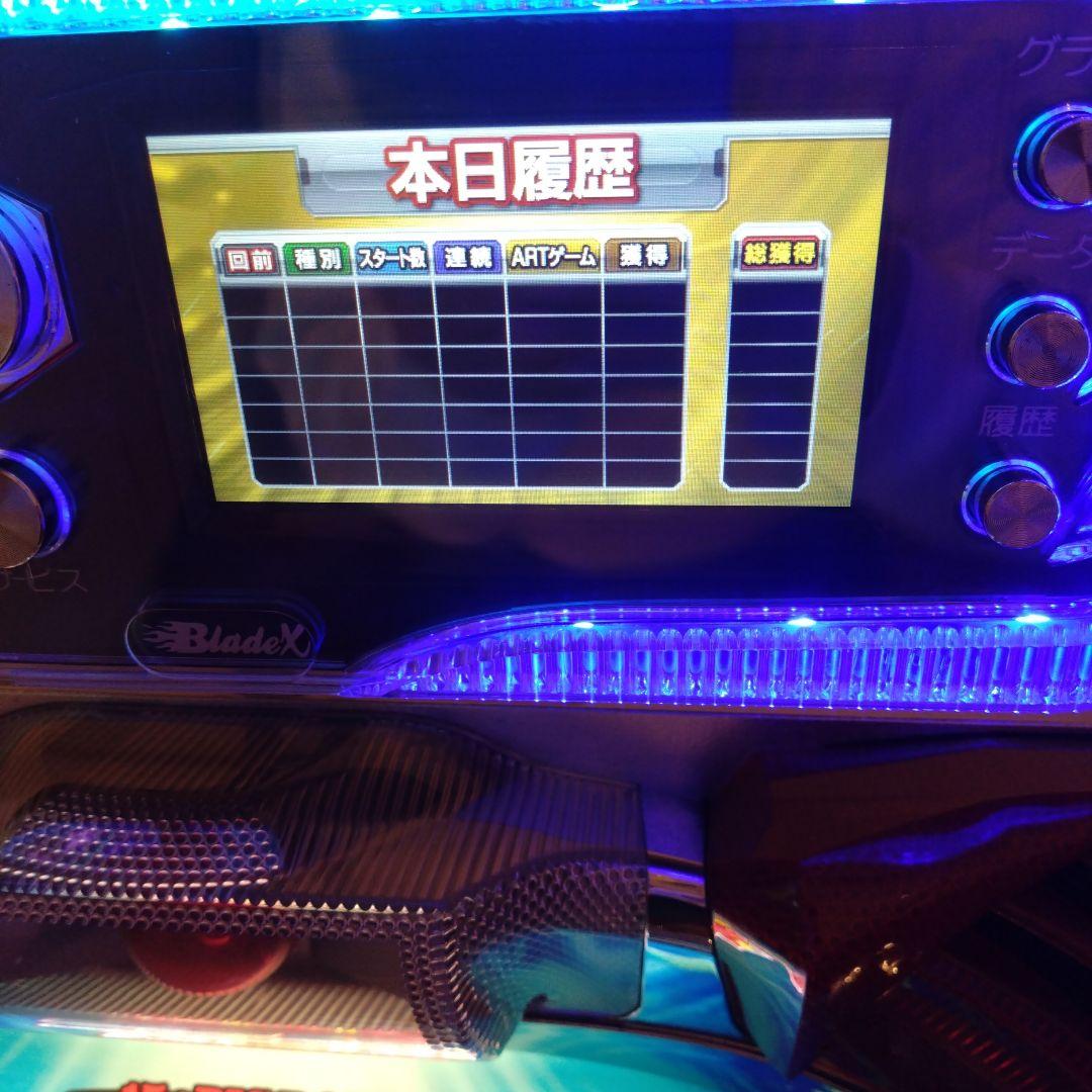 パチスロ　ブレイドX　データカウンター　スロット　実機　アクリル製　ステー付き