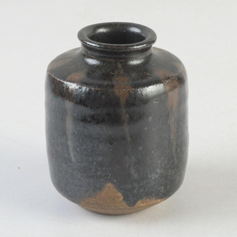 茶道具　瀬戸焼　古瀬戸　茶入　仕覆付　V　9680