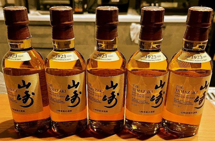 山崎 シングルモルトウイスキー 180ml 5本セット
