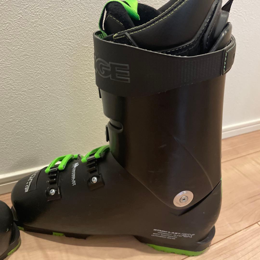 LANGE スキーブーツ ブラック/グリーン