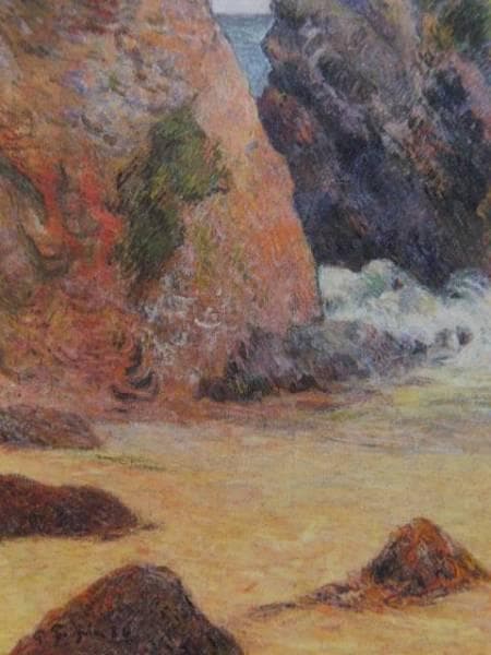 ポール・ゴーギャン、「VACHES AU BORD DE LA MER」