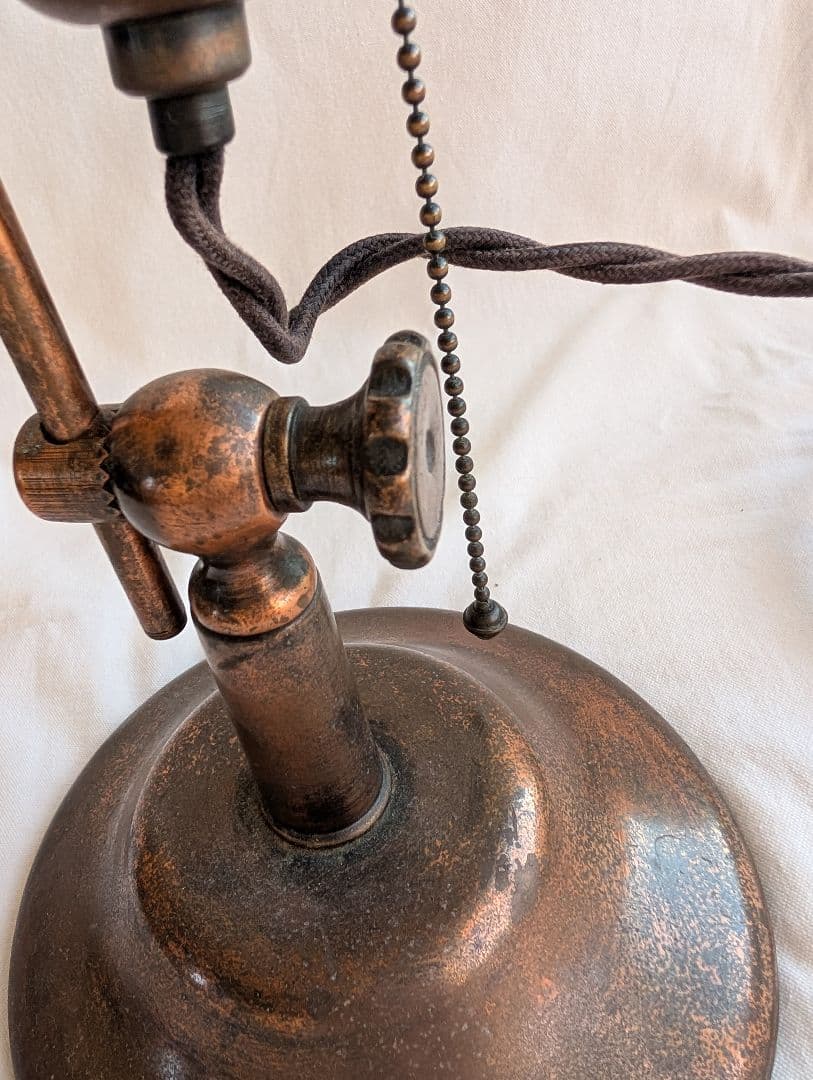 1910〜20年代　アメリカ　LYHNE社製デスクランプ　インダストリアル