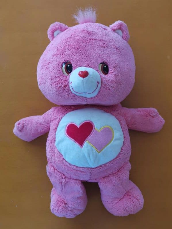 ☆新品・未使用☆ケアベア ぬいぐるみ ふわふわ ラブアロット ハート