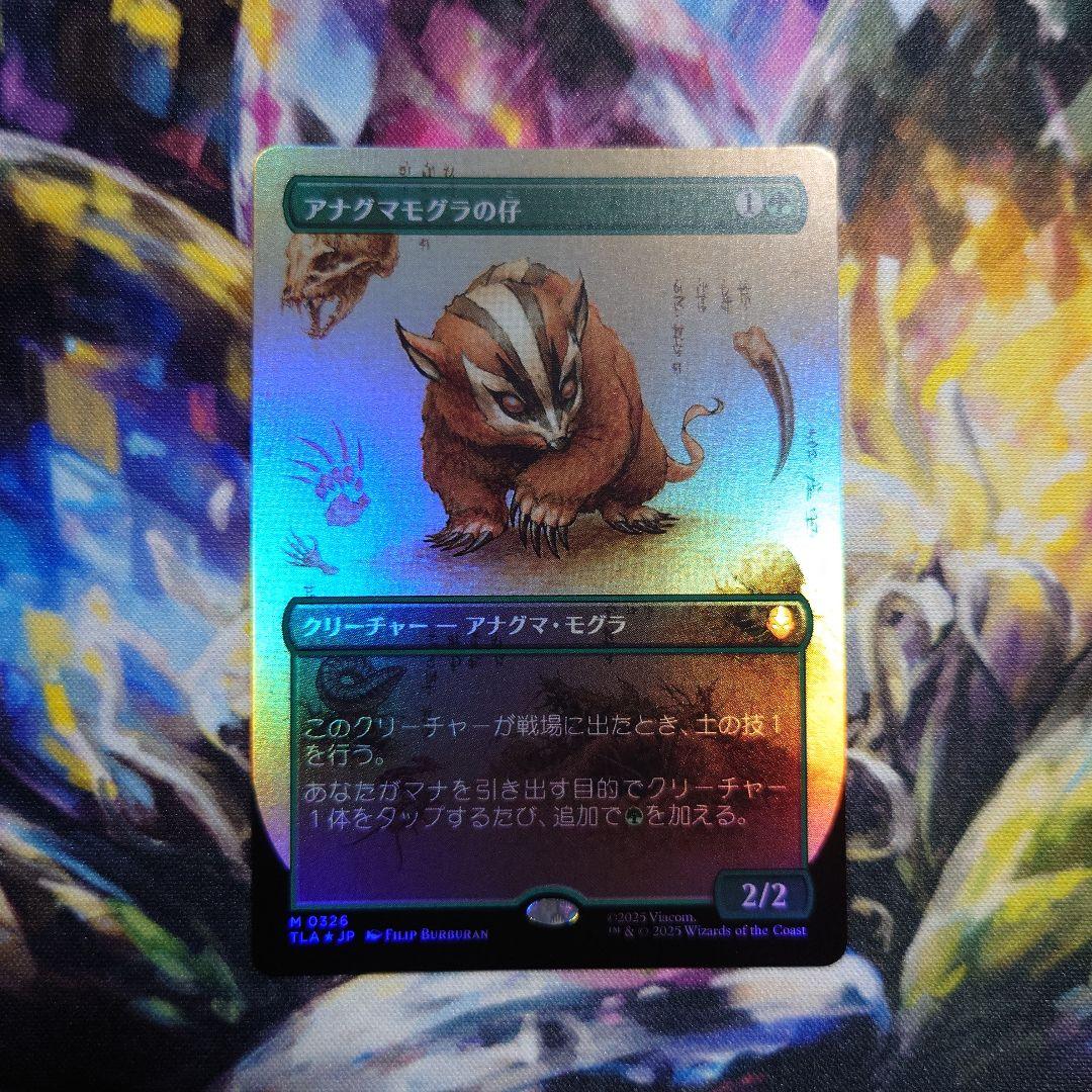 アナグマモグラの仔　ボーダーレス　foil