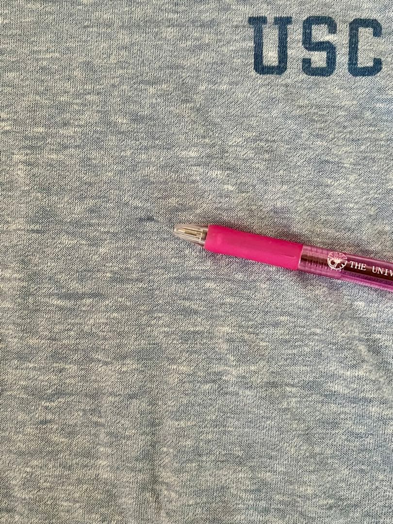 80's チャンピオン USCGA 染み込プリント 水色霜降り Teeシャツ実物