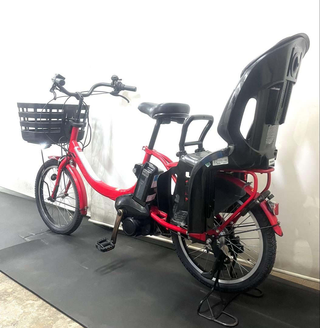 1年保証 新型　ヤマハ　パスバビーアン　20インチ　赤色　電動アシスト自転車