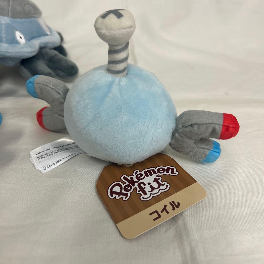 未使用品！　コイル　レアコイル　ジバコイル　進化3体　ポケモンfit 旧タグ付