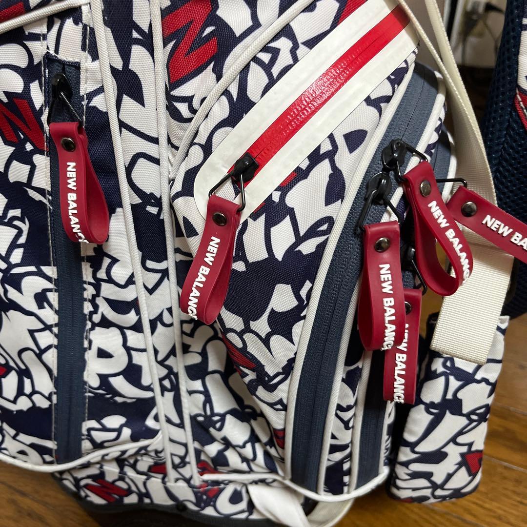【美品】NEW BALANCE スタンド式　軽量キャディバッグ