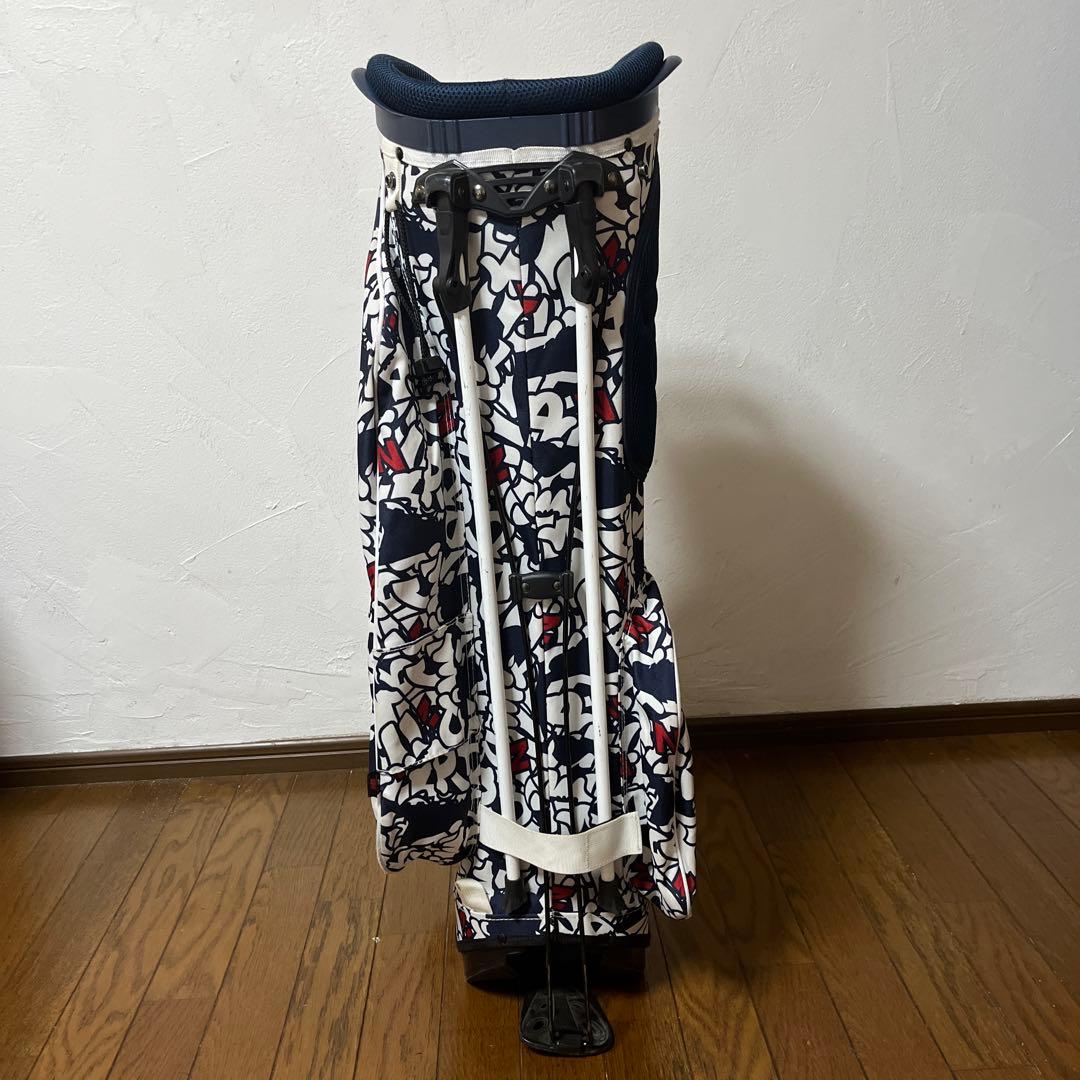 【美品】NEW BALANCE スタンド式　軽量キャディバッグ