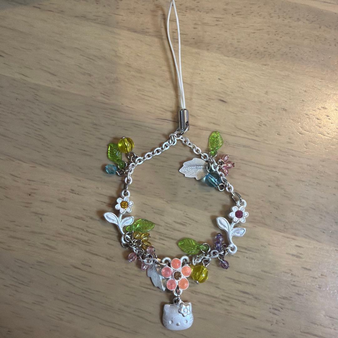 サンリオ　ハローキティ メタル　ストラップ　平成レトロ　激レア