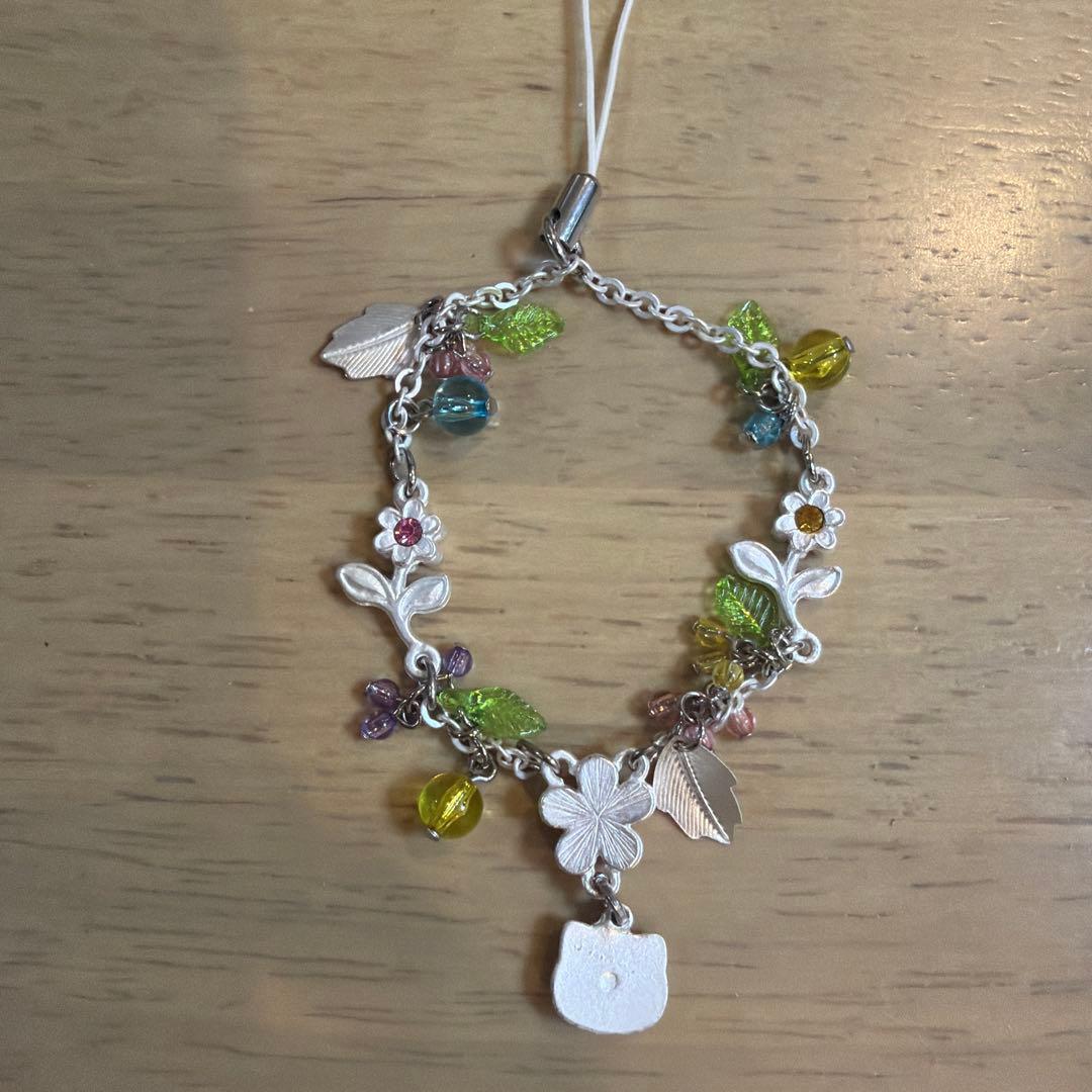 サンリオ　ハローキティ メタル　ストラップ　平成レトロ　激レア