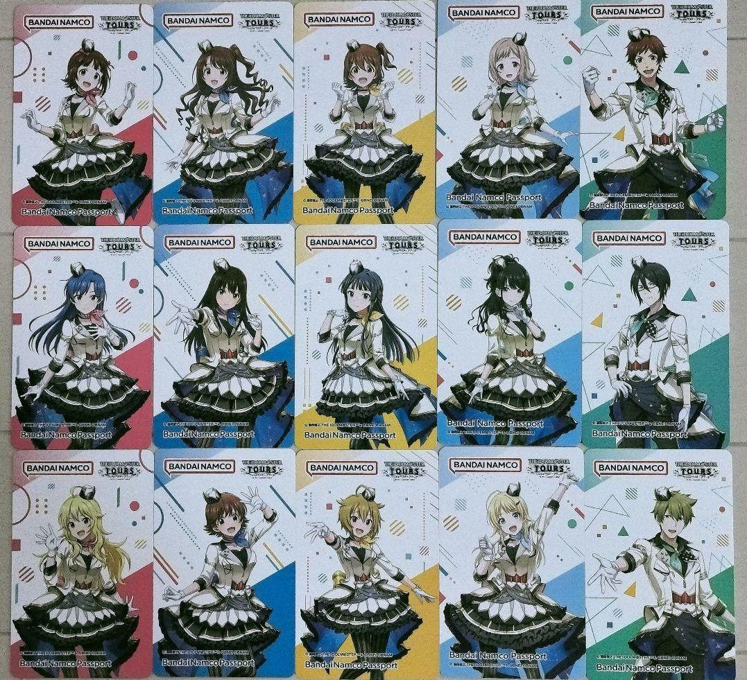 アイドルマスターツアーズ　ツアマス　バナパス　全15種セット