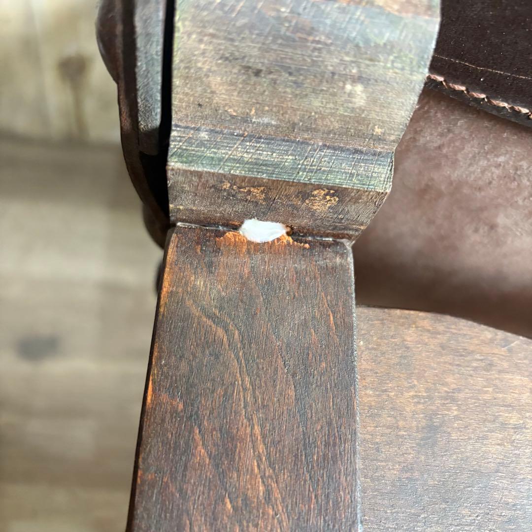 NAVARRO ARGUDO スペイン　ヴィンテージ　レザーシートチェア　②