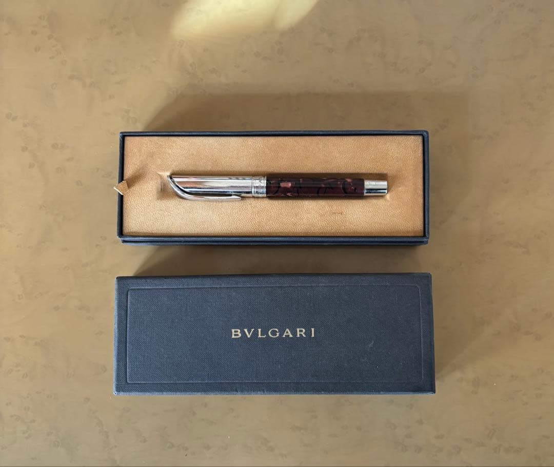 BVLGARI ダークレッド ボールペン 本体