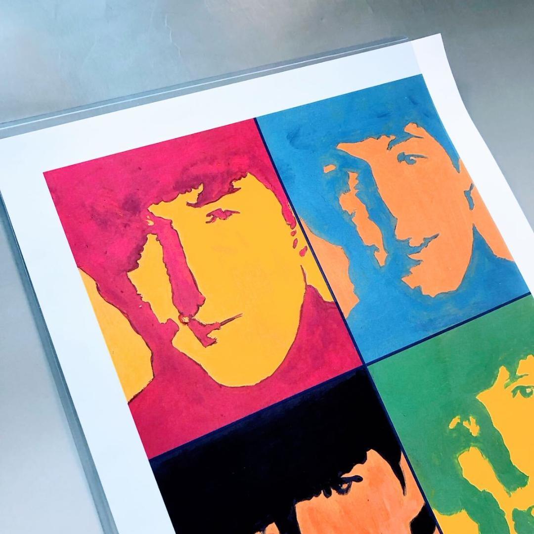 #3941 美品 アンディ ウォーホル リトグラフ ビートルズ 300枚 限定