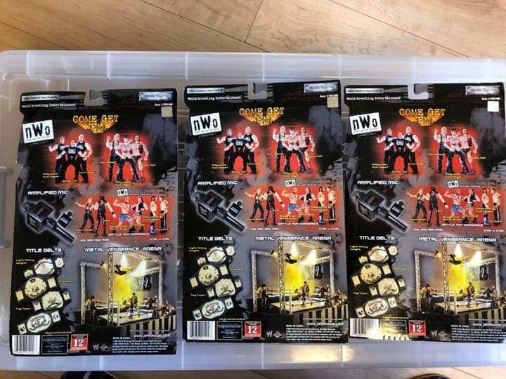 nWo(ホーガン、ナッシュ、ホール) ジャックスWWE フィギュア