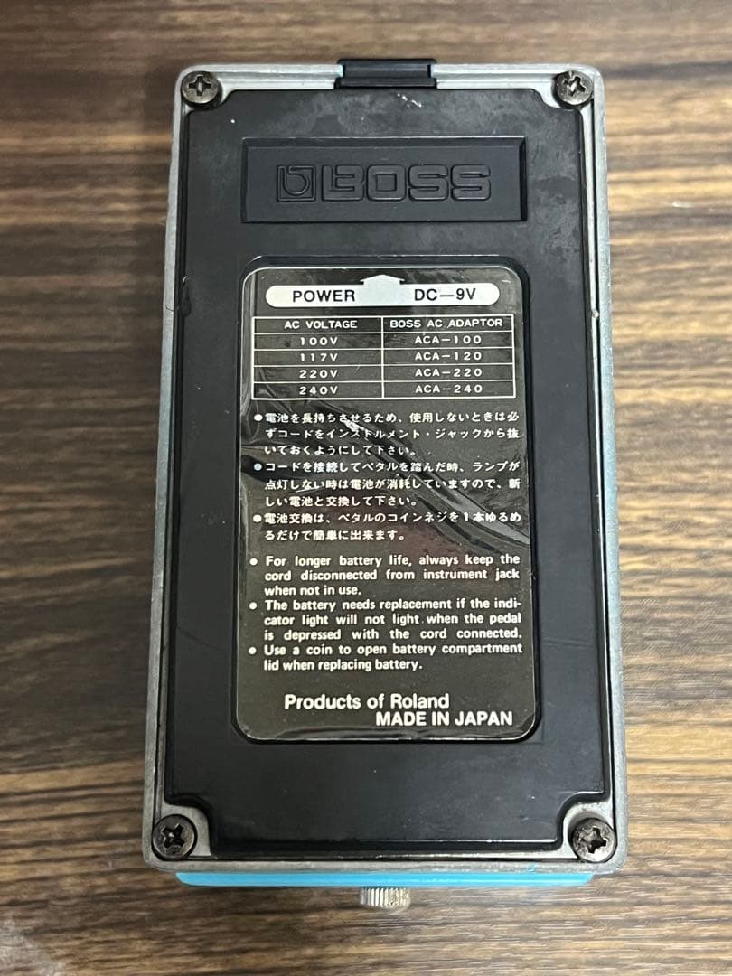 即発送 boss CE-2 日本製 銀ネジ 箱付き 動作確認済み