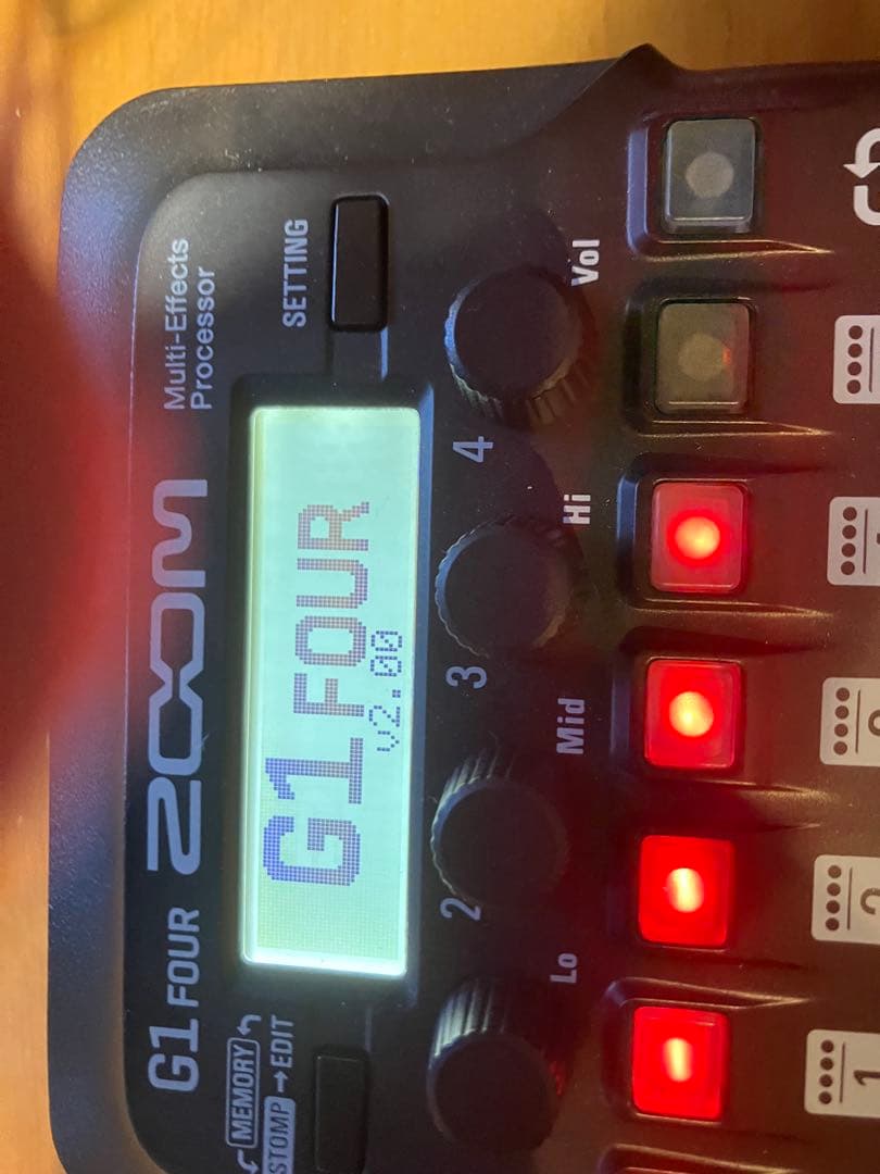 元箱あり　美品　ZOOM G1 FOUR マルチエフェクトプロセッサー