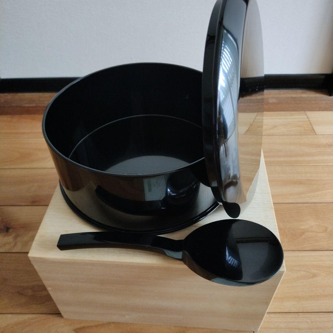 漆器　輪島塗　飯器　杓子　共箱付　販売証明書有り