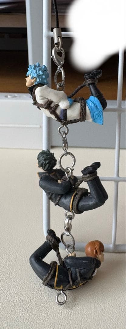 銀魂　坂田銀時　土方十四郎　沖田総悟　お縄　ストラップ　マスコット　プライズ