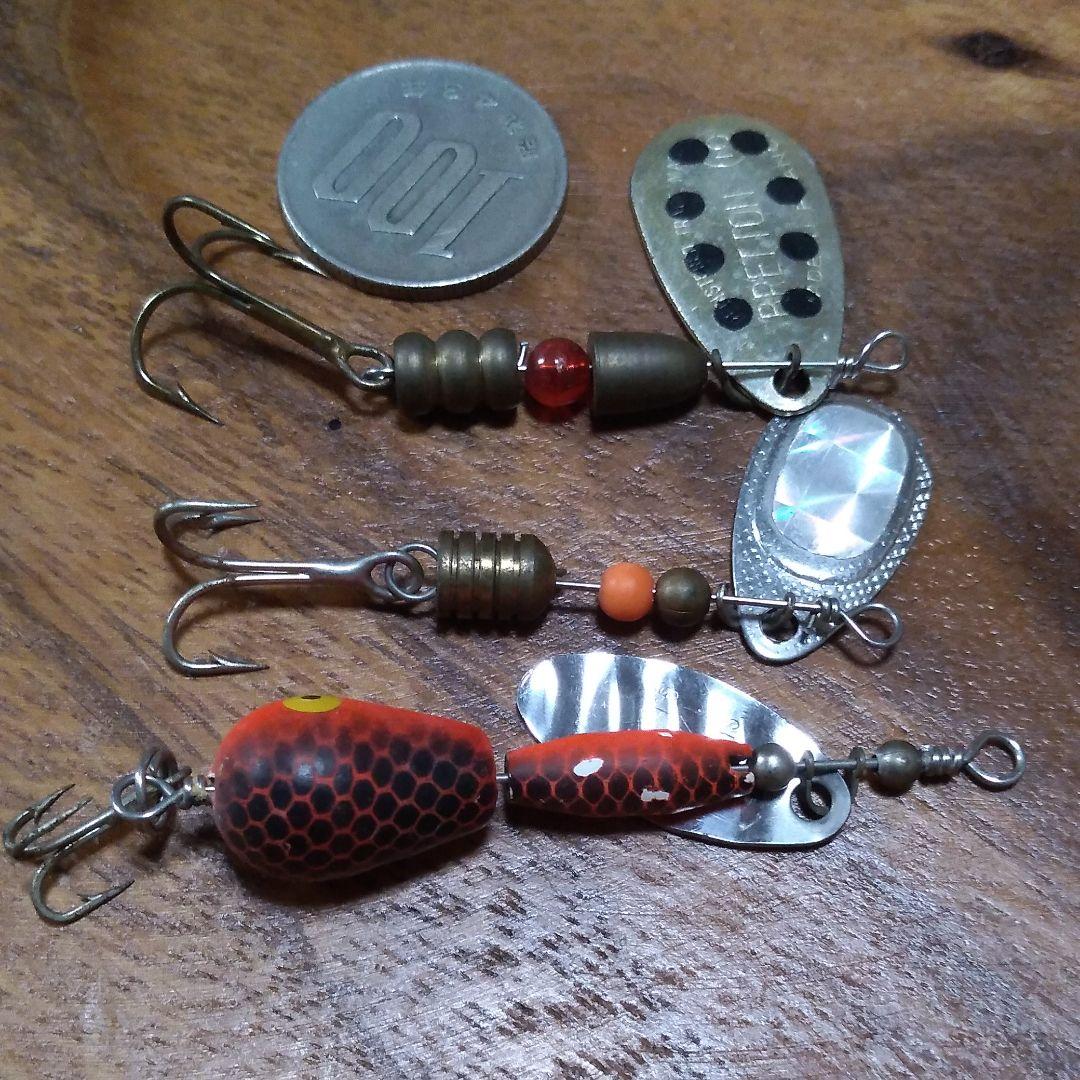 3点セット40年前のルアースピナー昭和ロマン