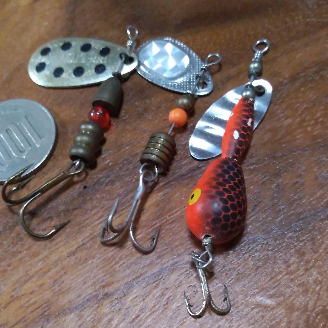 3点セット40年前のルアースピナー昭和ロマン