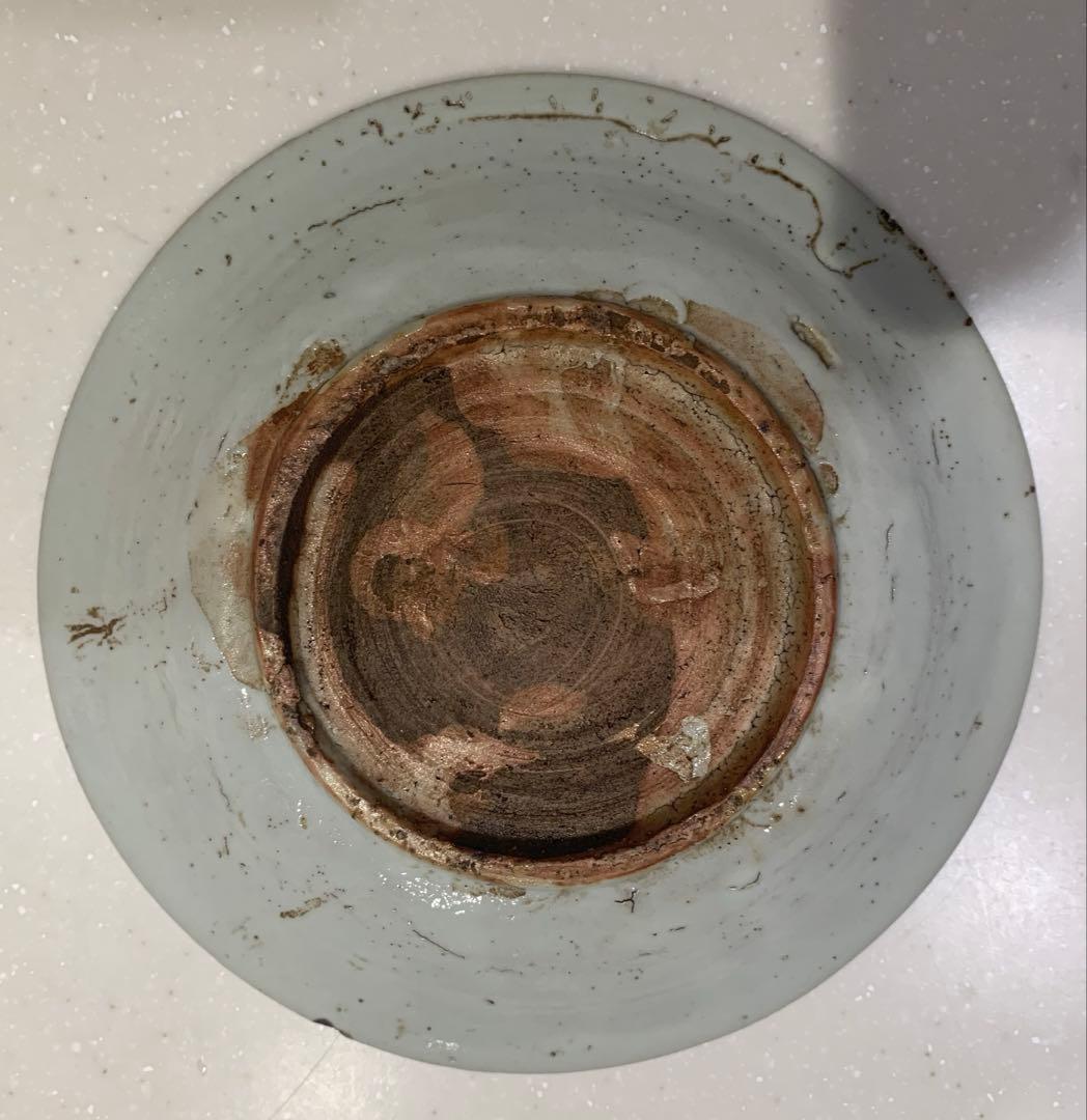 中国　漳州窯　青花花鳥文皿　明時代末期