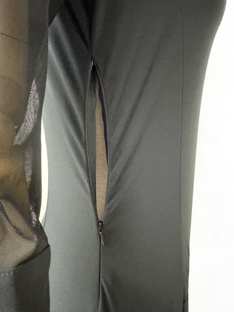 【シンプル】新品　黒　ウエストベルト　エスカルゴ　ワンピースｂ224