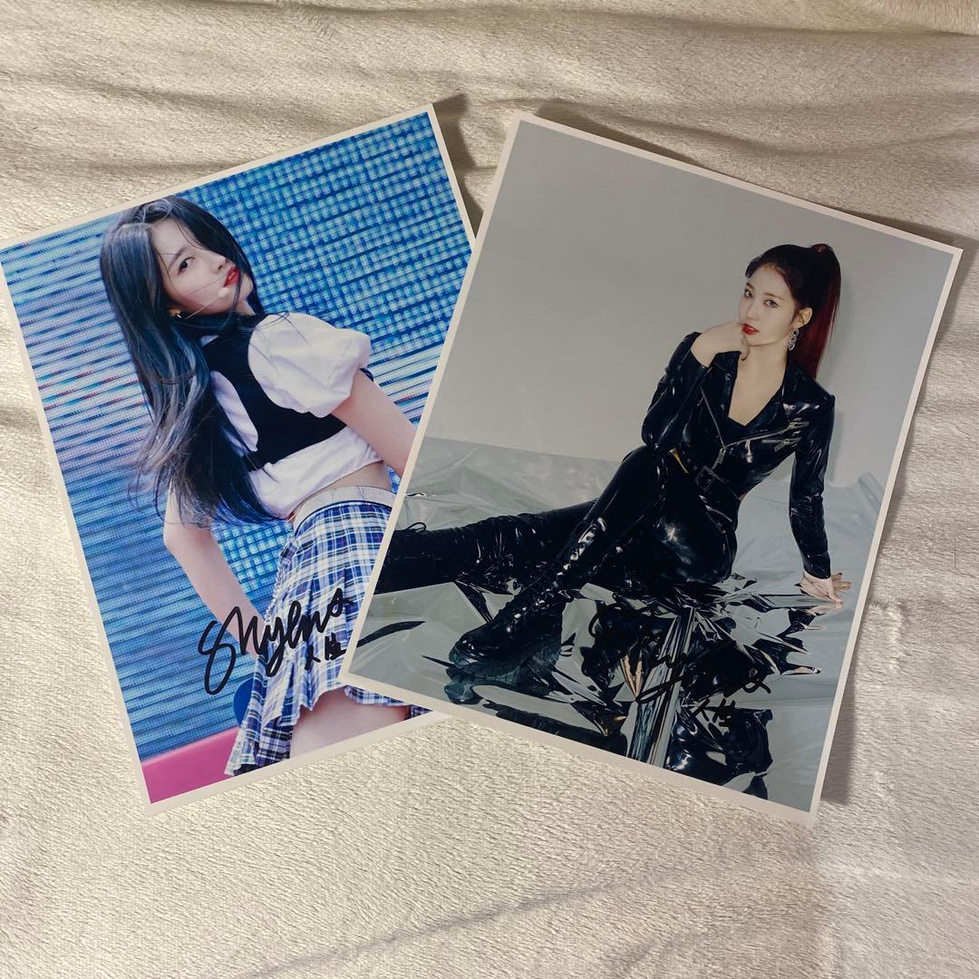 everglow シヒョン　生写真　サイン