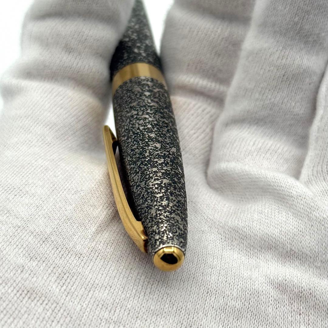 絶版 Pilot パイロット シルバーン 燻　石目散らし 万年筆 18K